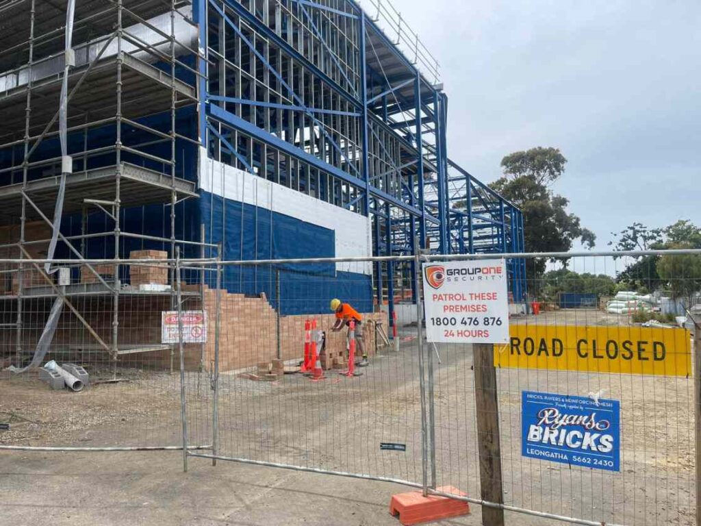 construction site security in Melbourne